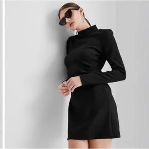 NWOT Mock Neck Open Back Mini Dress - Future Collective™ with Kahlana Barfield